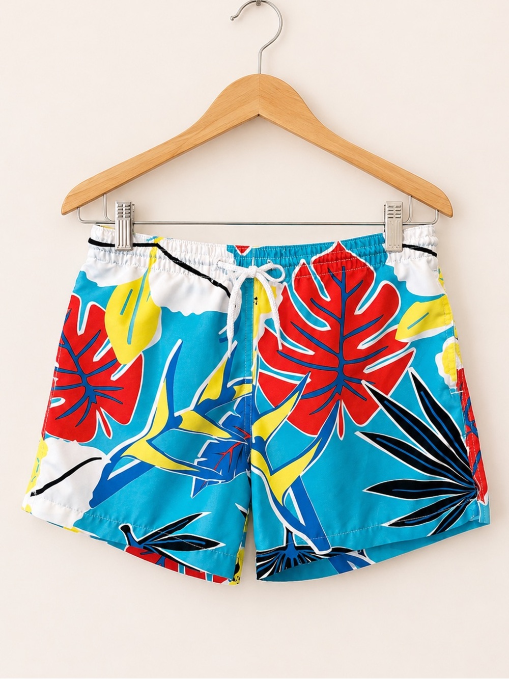 Chubbies Tropical Floral Swim Trunks Mesh Lined Hawaiian Beach Pool Shorts 5”